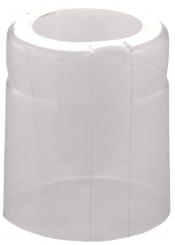 Schrumpfkapsel klar 33x40mm mit längs Perforation oben offen Stange à 53 Stück