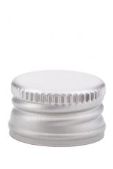 PP28 Schraubverschluss silber - ALU mit Gewinde 
