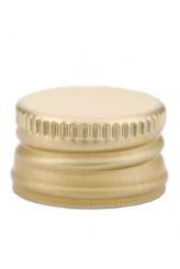 PP28 Schraubverschluss gold - ALU mit Gewinde 