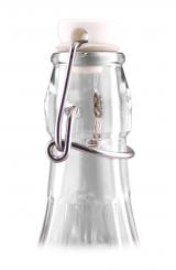 Bügelverschluss weiß groß - Kunststoff (BV2) 