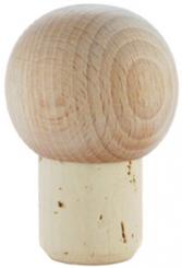 Kugel natur/roh 25mm HGK Sonderkorken für Zierflasche 700 Stück