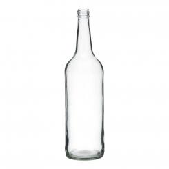 Gradhalsflasche 1000ml weiß PP28 