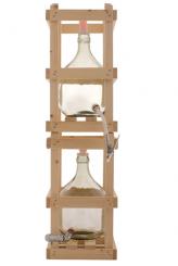 Holzgestell für   5000ml Glasballon -stapelbar- 