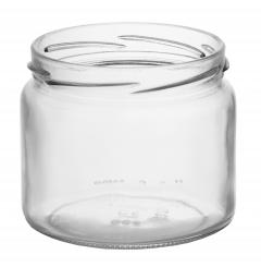 Weithalsglas 330ml weiß TO82 