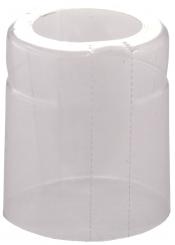 Schrumpfkapsel klar 31x34mm mit längs Perforation oben offen Stange à 62 Stück