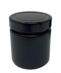 Weithalsglas 212ml schwarz-matt TO66Deep Lieferung ohne Deckel, dieser muss separat bestellt werden Karton à 40 Stück