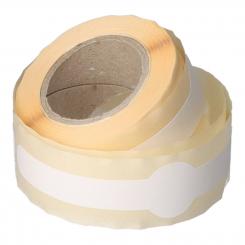 Banderole 150x23mm weiß selbstklebend Packung á 100 Stück auf Rolle. Geeignet als Originalitätsverschluss Stück
