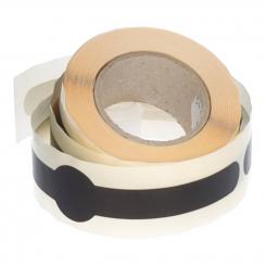 Banderole 150x23mm schwarz selbstklebend Packung á 100 Stück auf Rolle. Geeignet als Originalitätsverschluss Stück