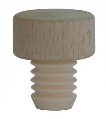 Scheibe natur/roh PE gerillt 16mm 