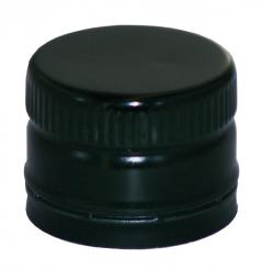PP31,5 Schraubverschluss schwarz - ALU mit Ausgießer & Gewinde (hart) Stück
