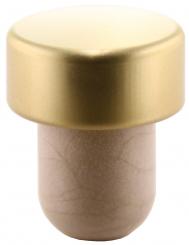 Scheibe PE mit Alu-Kappe gold 19mm KGK Beutel à 20 Stück