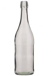 Bügelflasche 750ml weiß (Rund) BV1 