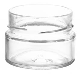 Weithalsglas Vaso Ergo 106ml weiss TO70 Extra Deep Karton à 70 Stück