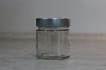 50 x Einmachgläser 212ml inkl. Deckel Deep in Silber Vorratsglas Marmeladenglas - Gratis Lieferung per DPD 