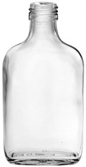 Taschenflasche 200ml weiß PP28 Karton à 48 Stück