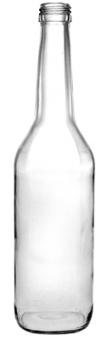 Gradhalsflasche 350ml weiß PP28 Karton à 68 Stück