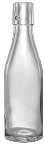 Bügelflasche 200ml weiß BV1 