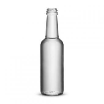 Gradhalsflasche 250ml weiß PP28 Karton à 36 Stück
