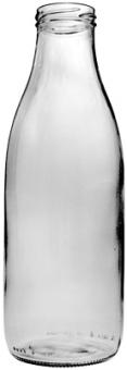 Weithalsflasche 1000ml weiß TO48 