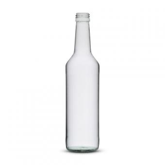 Gradhalsflasche 500ml  weiß PP28 
