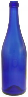 Sektflasche 750ml royalblau 650g CC 