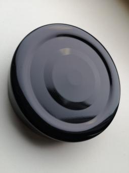 Deckel TO58 Deep schwarz mit Button - ESBO reduziert Beutel à 100 Stück