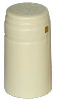 Schrumpfkapsel 31x60 mit Abriss - Farbe: creme 