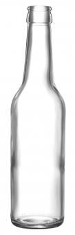 Longneckflasche 330ml weiß CC-Mdg. - Einweg 