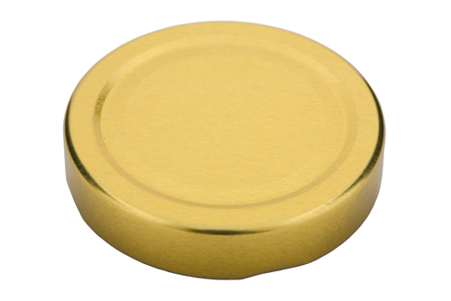 Deckel TO66 deep gold - mit Button Auch für ölhaltige Inhalte geeignet 
