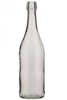 Bügelflasche 750ml weiß (Rund) BV1 