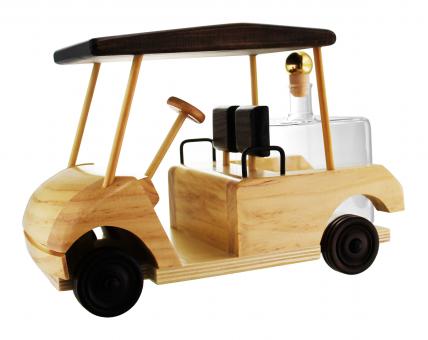 Golfwagen Holzmodell mit Glastank 350ml 
