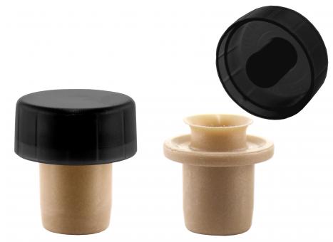 Ausgießer T-Mix schwarz 19mm Beutel à 20 Stück