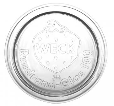 Glasdeckel weiß RR100 Karton à 60 Stück