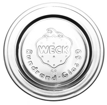 Glasdeckel weiß RR60 Stück